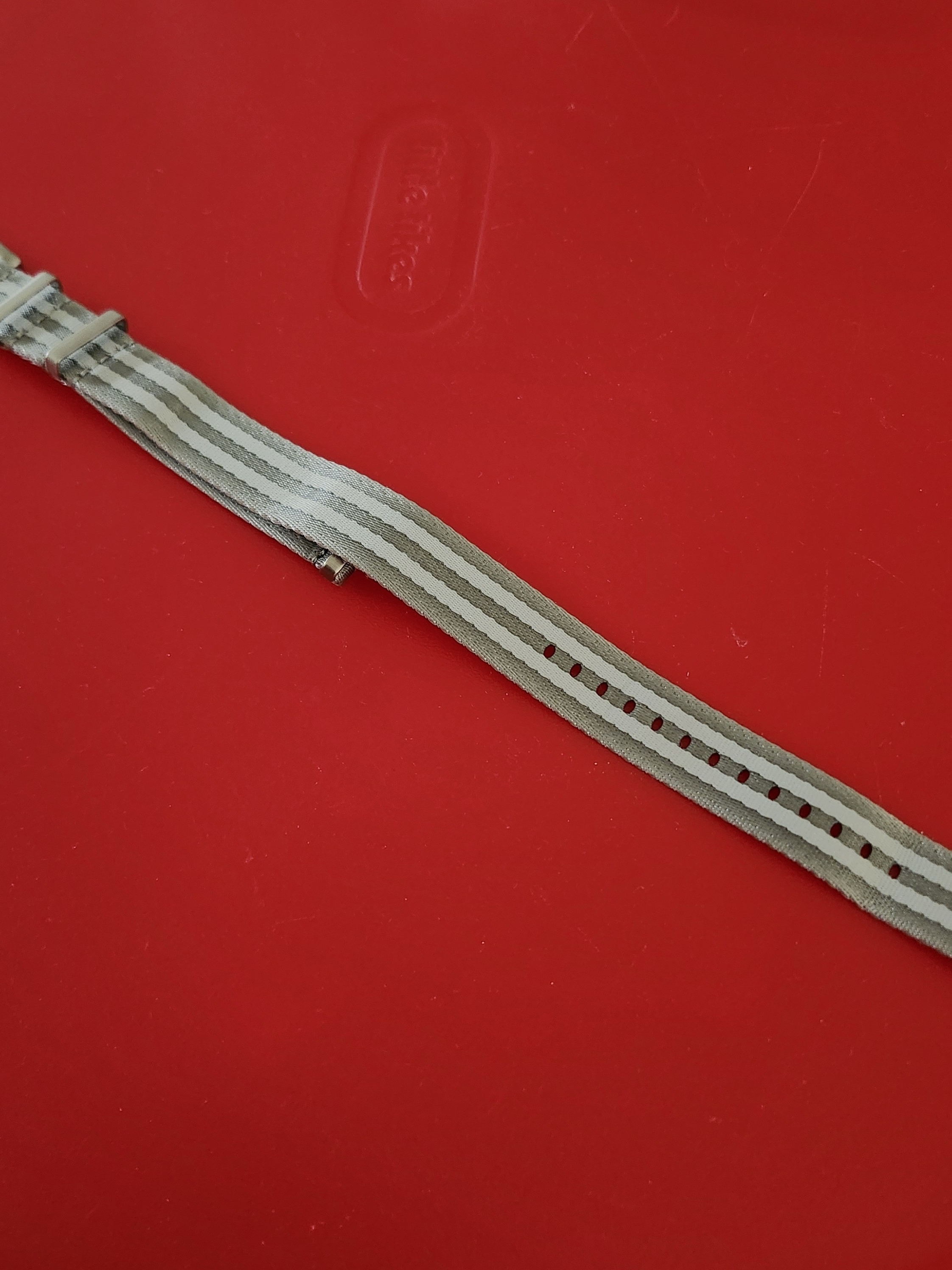20mm Watch Strap Grey Silver 20mm Watch Strap Grey Silver